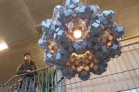 Vouwstenen; karton; lamp; 2500; strookjes; karton